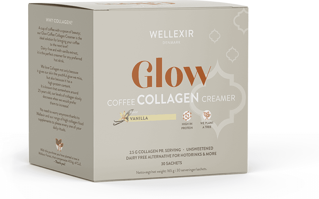 Wellexir - Glow Coffee Creamer Vanilla 30 Sachet Box