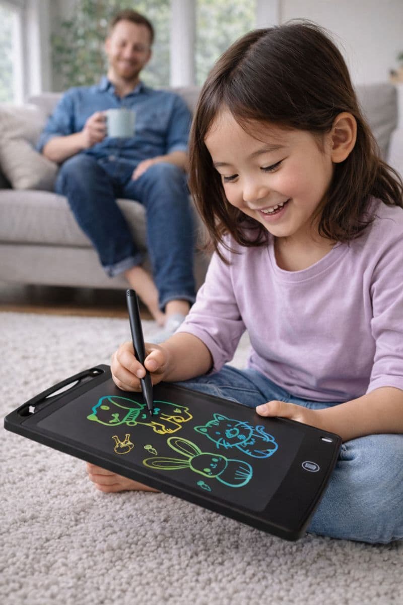 Tegnetablet - 12" Lcd Tablet Som Det Kan Tegnes Og Skrives På