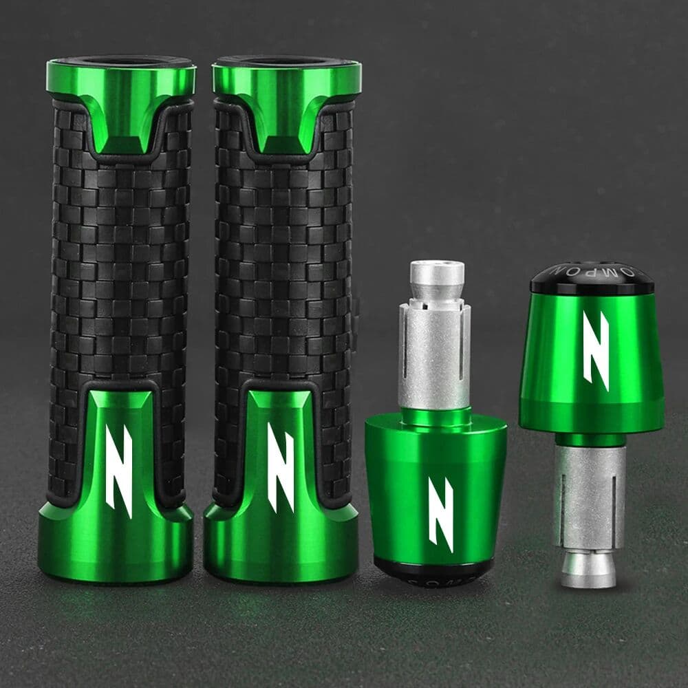 R QIANKONG For KAWASAKI Z125 PRO Z250 Z300 Z400 Z650 Z750 Z800 Z900 /RS Z1000 Motorcycle Handlebar Grips Handle grip Ends Plug Slider Caps