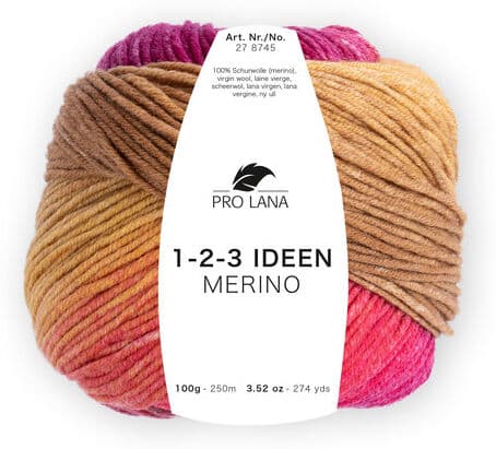 Pro Lana Wolle 1-2-3 Ideen Merino