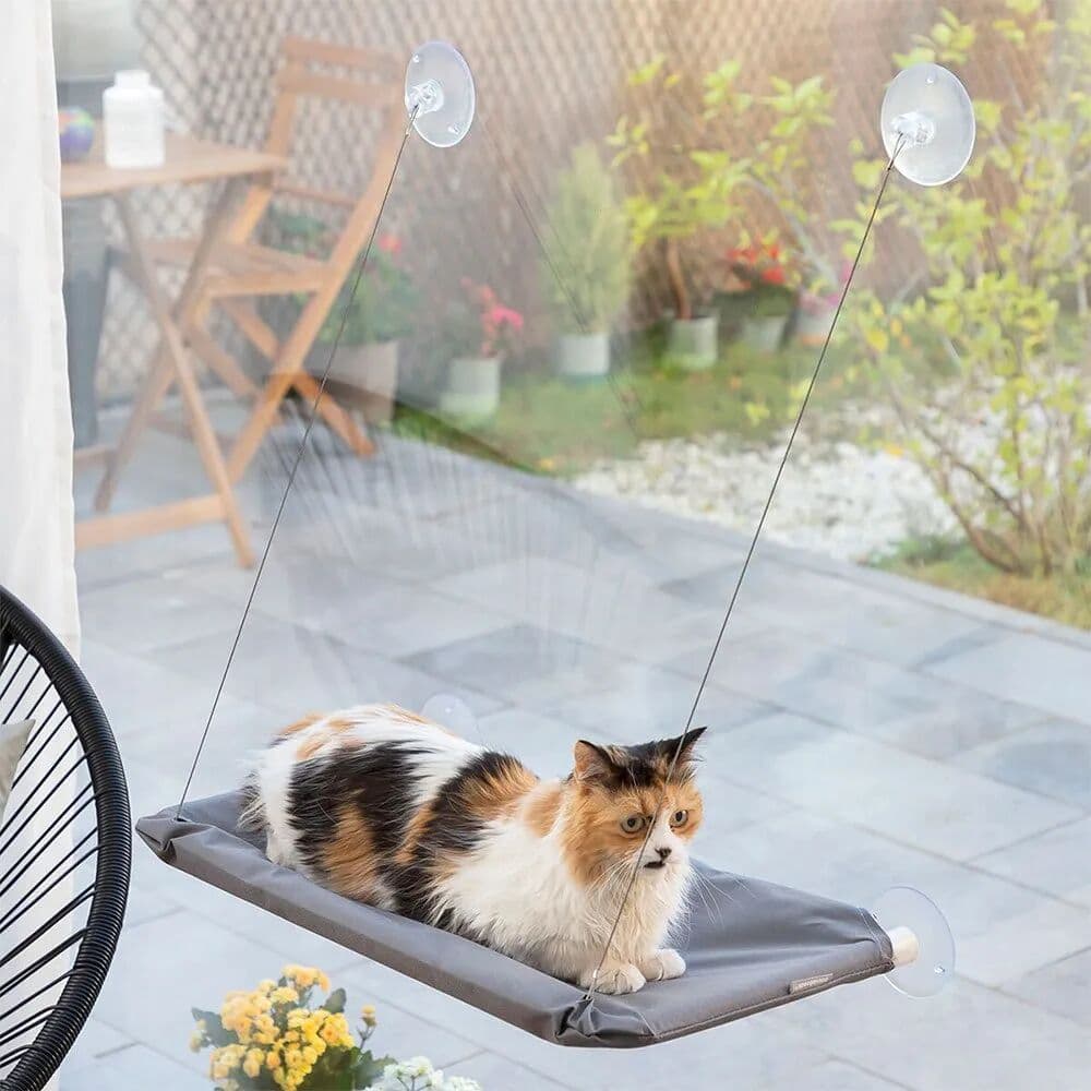 Innovagoods Hamaca Para Gatos Colgante Catlax Grey One Size