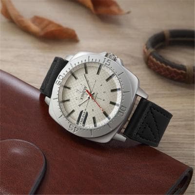Uplifted Finds Casual Quartz Wristwatch For Men And Women Leather Strap g