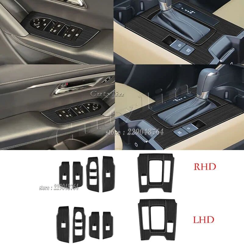 cutylin LHD RHD for Mazda CX-5 CX5 2026 2027 Center Control Gear Shift Panel Car Window Rise Switch Glass Trim Cover Car Accessories