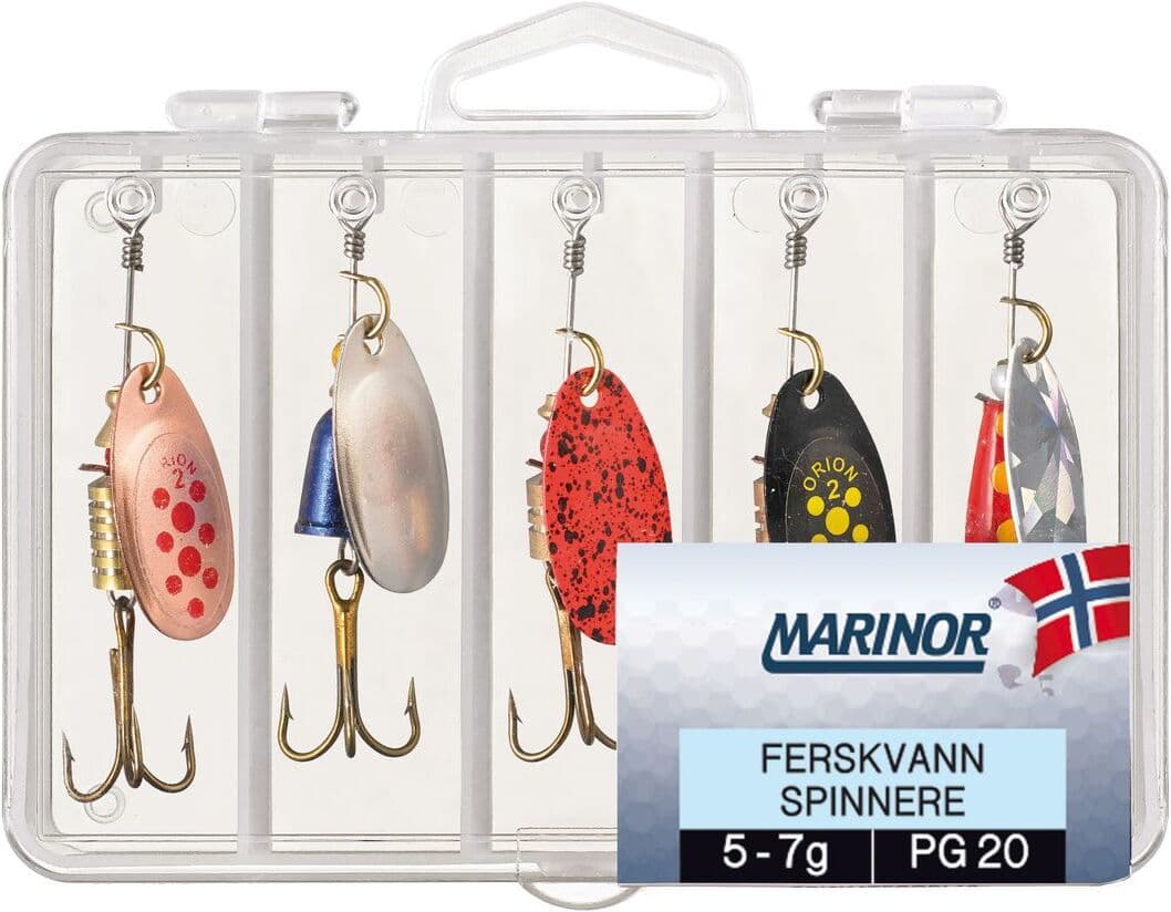 Spinner - Spinnersett Ferskvann - 5-Pk