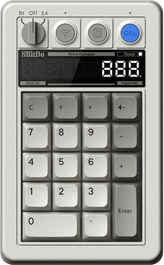 8bitdo Retro 18 Mechanical Numpad - Trådlös Numpad - M Edition