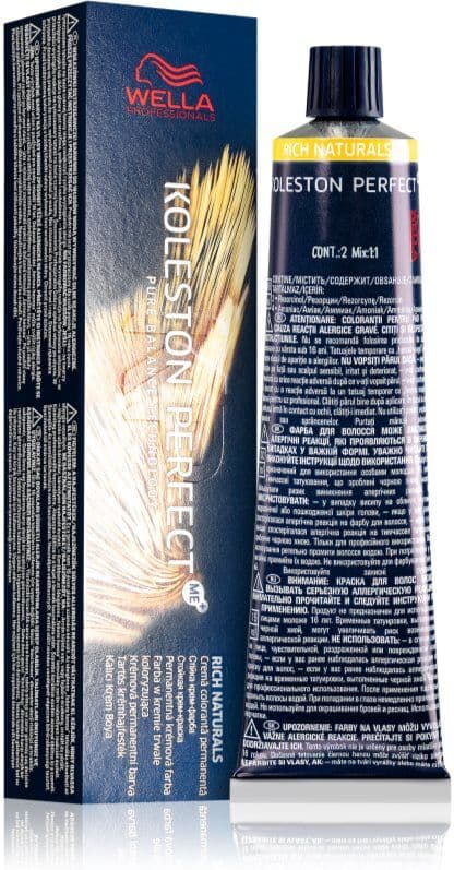 Wella Professionals Koleston Perfect ME+ Rich Naturals Permanent-Haarfarbe Farbton 7/3 60 ml