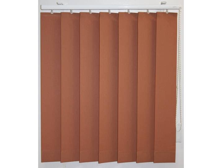 Lamellenvorhang SUNLINES Montana , orange (terra), B:200cm H:220cm, Jalousien, Lamellenvorhang, Wunschmass