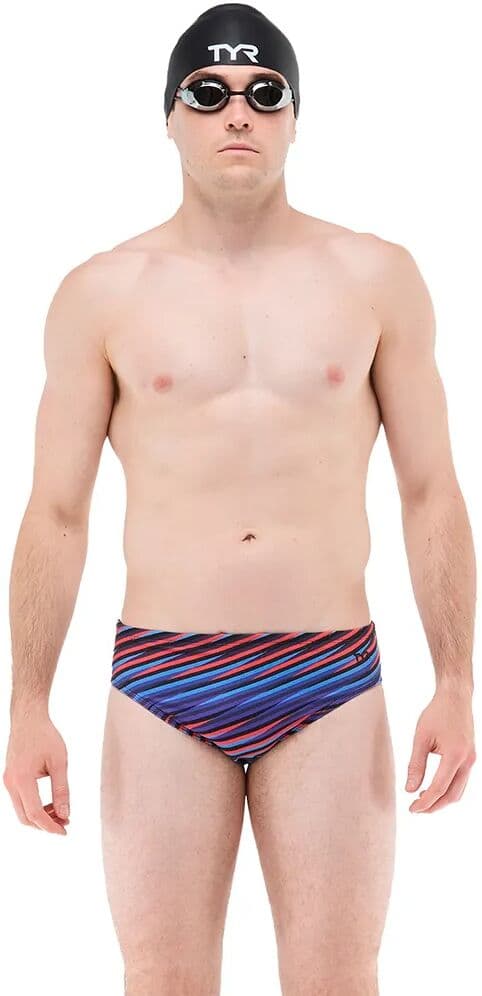 Tyr Bañador Slip Zollner Navy / Red / Blue 30
