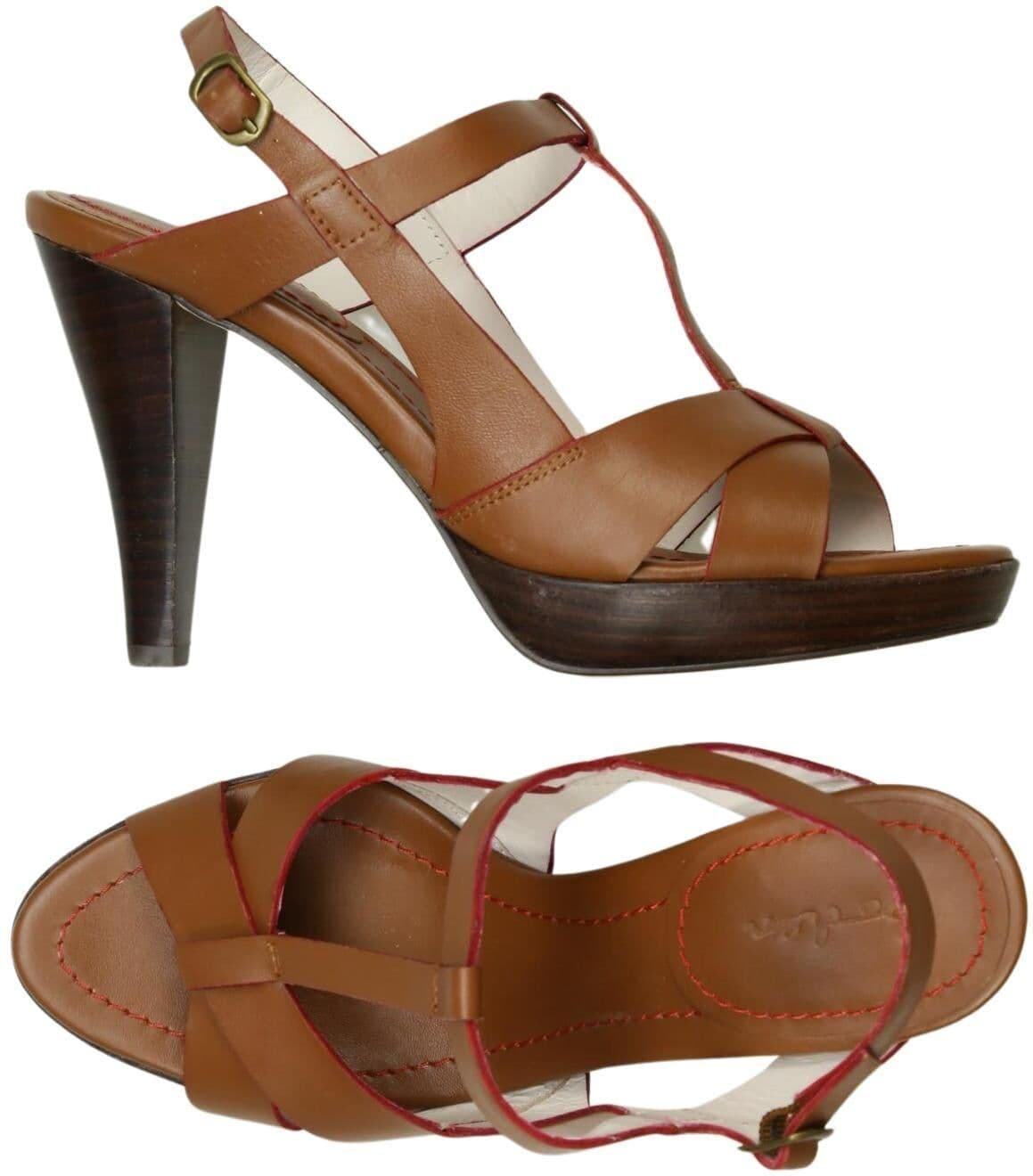 Boden Damen Sandalen, Braun, Gr. EU 39, Leder - Second Hand