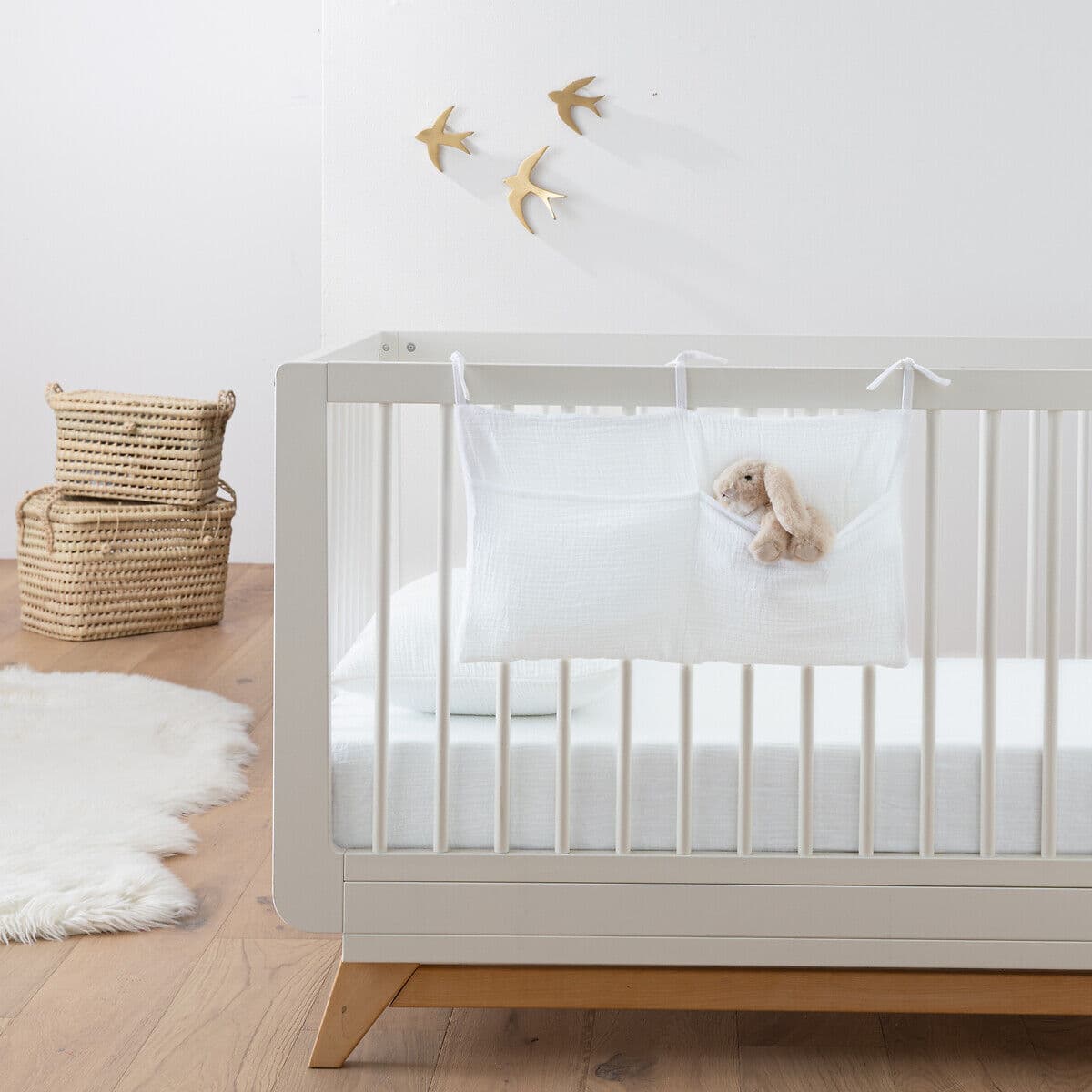 LA REDOUTE INTERIEURS Tour de lit range doudou en gaze de coton, Kumla