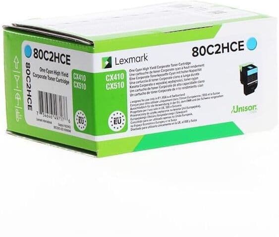 Toner LEXMARK 80C2HCE 3K cyan