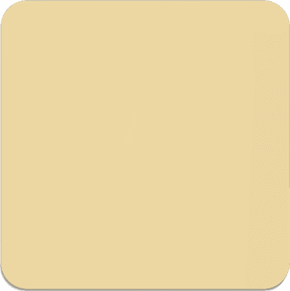 Lintex CURVE Glastavla, 990 Ã 990 mm, Mellow 730