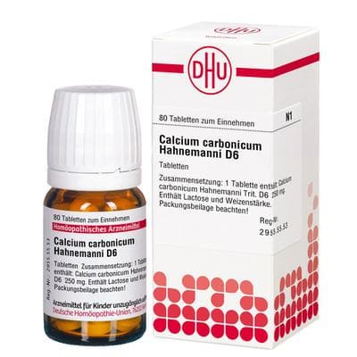 Calcium Carbonicum Hahnemanni D 6 Tabletten 80 St