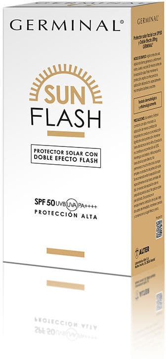 Germinal Protetor solar Sun Falsh com efeito duplo flash FPS50 1 unidade