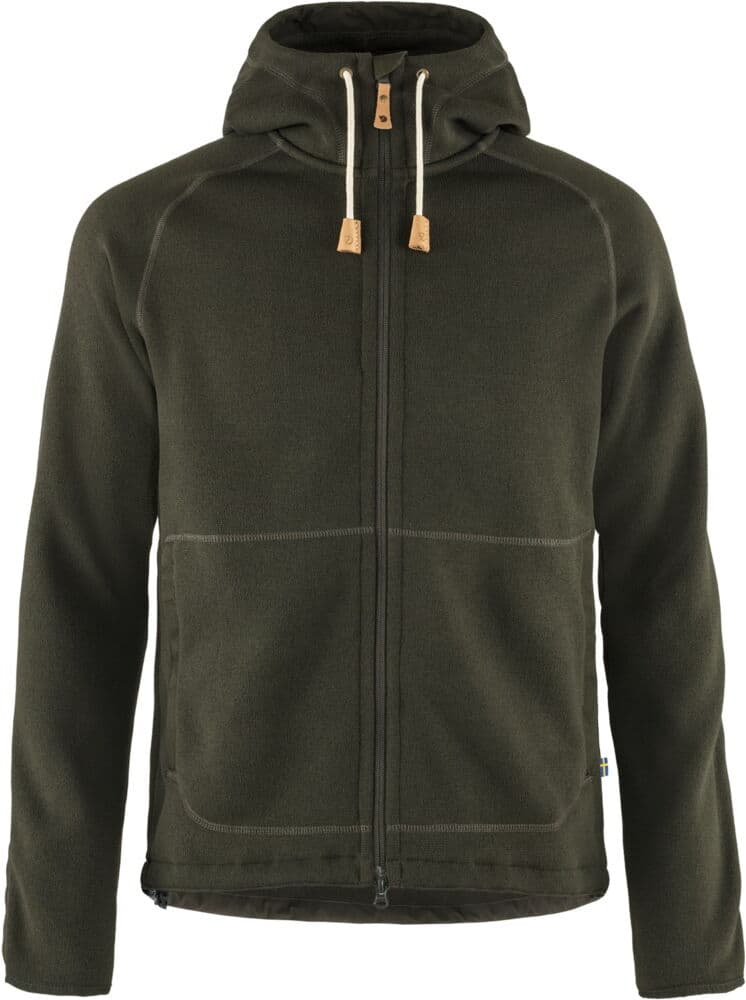 Fjällräven Men's Övik Fleece Hoodie Deep Forest L