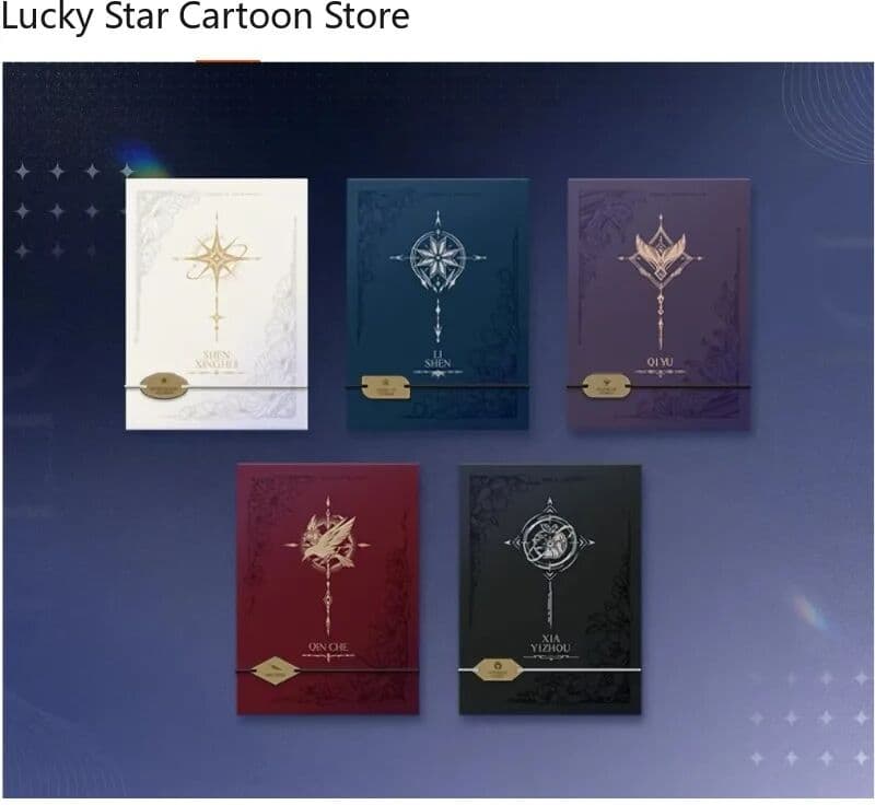 NONE Presale Sunsyea Love and Deepspace Official Notebook Gift Ornament Collection Halloween Caleb Sylus Zayne Rafayel Xavier