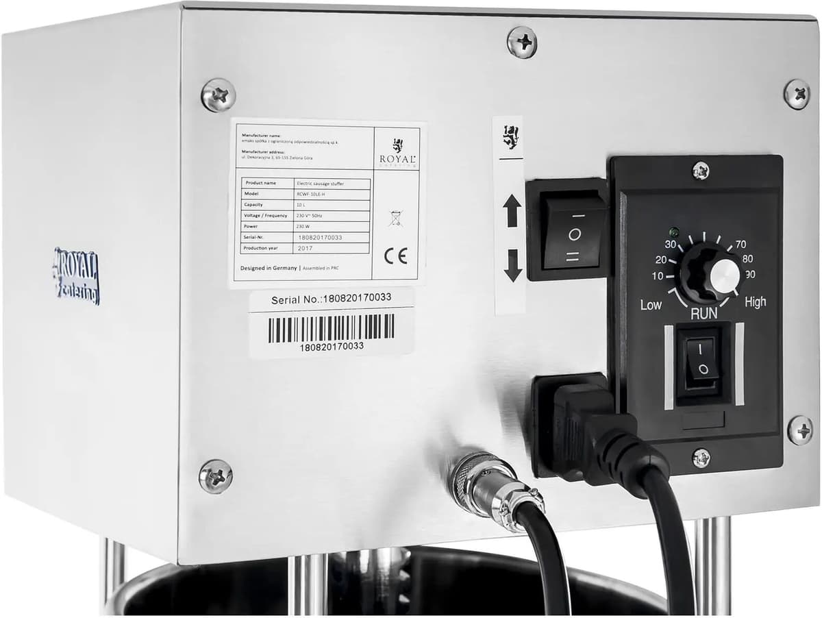 Royal Catering Plnička klobás - 10 l - elektrická 10010347