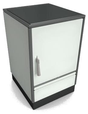 Glutos Küchenherd HH 02 G | weiß | Scharnier rechts | 5,5 kW