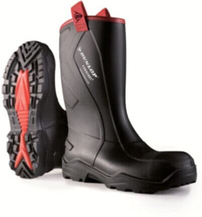 DUNLOP Bottes de sécurité noires DUNLOP PUROFORT + RUGGED FULL SAFETY, S5, Pointure UE: 39 (C762043.CH GR. 39)