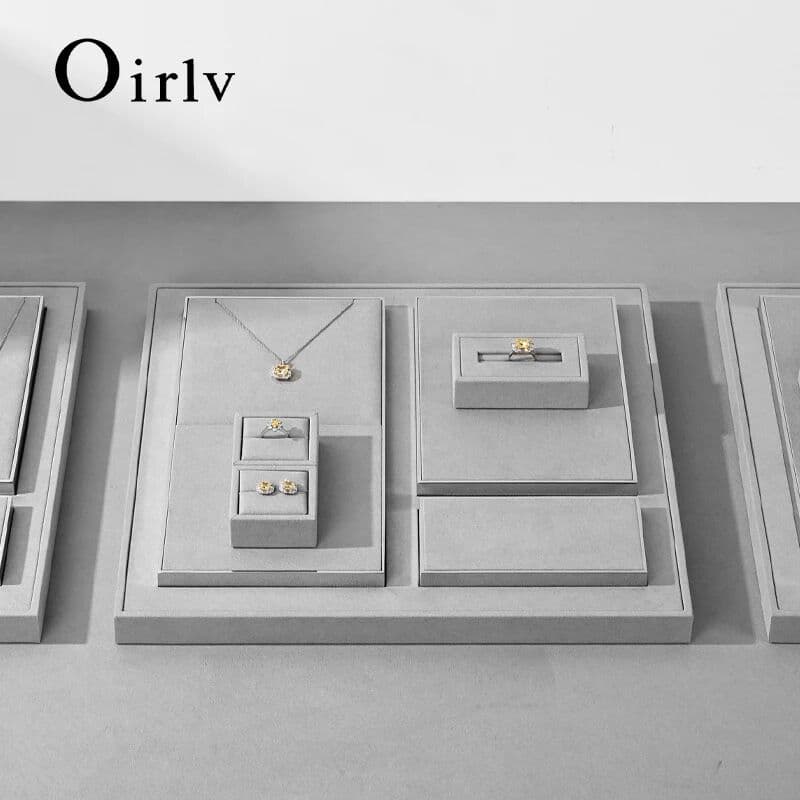 Oirlv Jewelry Display Set Accessory Storage Rack Store Cabinet Display Accessory Suitable For Necklace Display Watch Ring holder