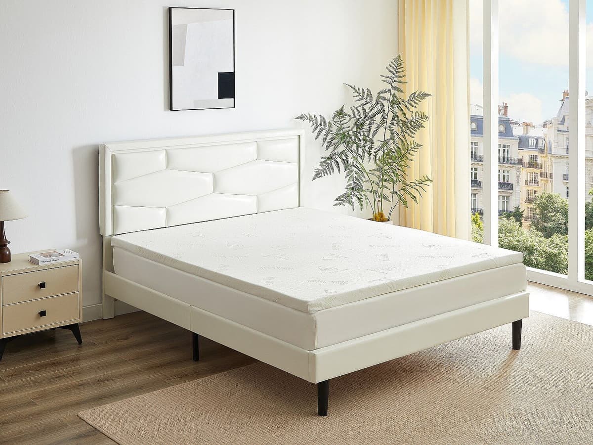 Vente-unique Dekmatras Luxe met vormgeheugen ALOE VERA van NATUREA - 160 x 200 cm