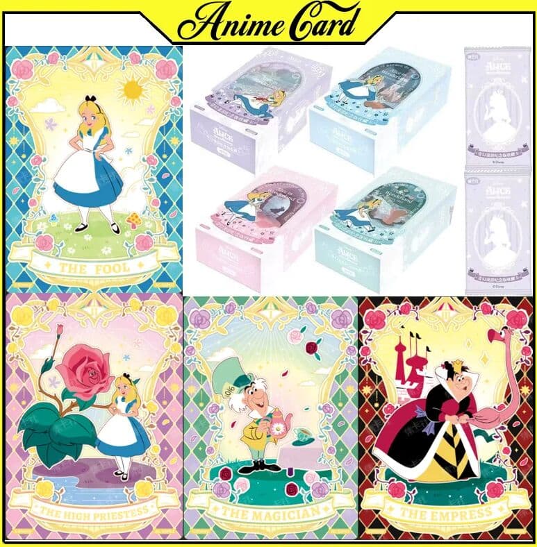 Card.fun Alice in Wonderland Card Anime Collection Cards Fairy Tales Series Booster Box TCG Hobby Collectibles Birthday Gifts
