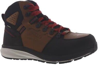 Keen Utility Red Hook Mid WP (Men's) Work in Tobacco/Black, Size 9 D, Leather