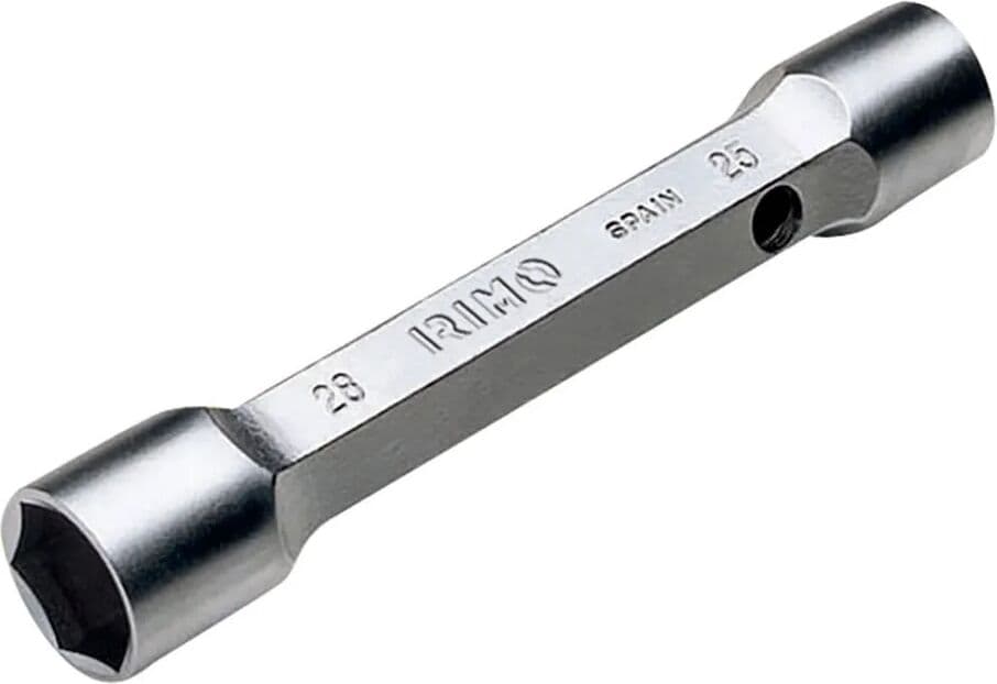 Irimo Llave De Tubo Two-end Hexagonal Chrome 27-29 Mm Multicolor One Size