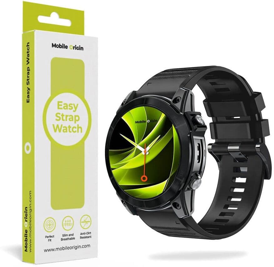 Mobile Origin Universal Garmin Silikonerem (26mm QuickFit) - Sort