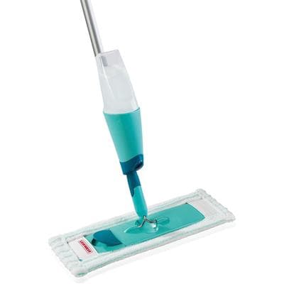 Sprühwischer LEIFHEIT "Komfort-Sprühwischer Easy Spray XL", blau (türkis, silberfarben), B:42cm, Sprühwischer
