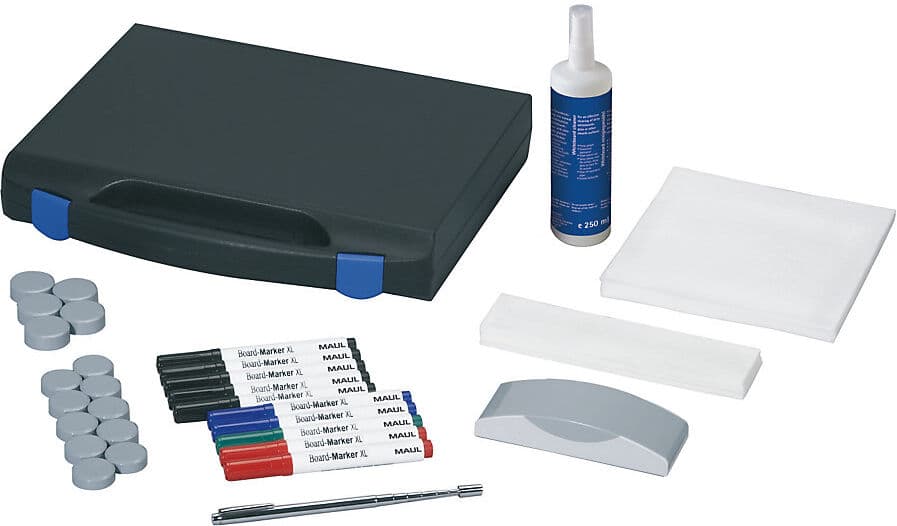 MAUL Whiteboard-Zubehör-Set, mit Kunststoffkoffer, Set