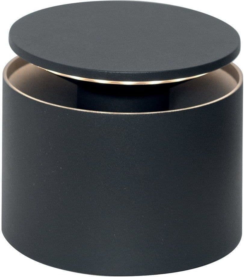 Zafferano Lampada da tavolo 12 x 8,3 cm Push-up Grigio Scuro