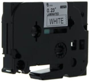 Q-Nomic TZe-211 cinta 6mm texto negro sobre blanco (8M)