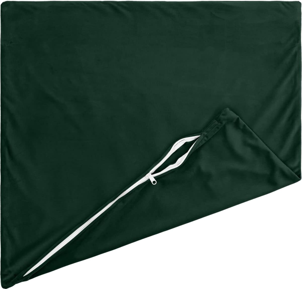 vidaXL Coussin avec oreiller HEERLEN 6 pièces Vert foncé Velours