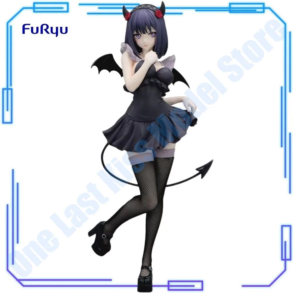 Bandai In Stock FuRyu Original Genuine Anime My Dress-Up Darling Kitagawa Marin Kuroe Shizuku 25cm Model Toys BiCute Dark Figure Gift