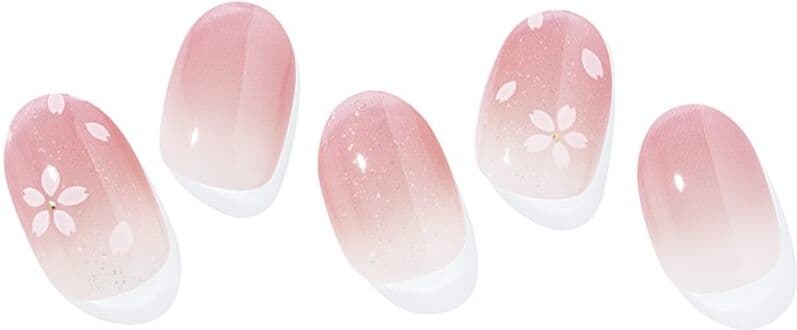 ohora Semi Cured Gel Nail Strips N Blossom Αυτοκόλλητα νυχιών απόχρωση ND-350 1 τμχ