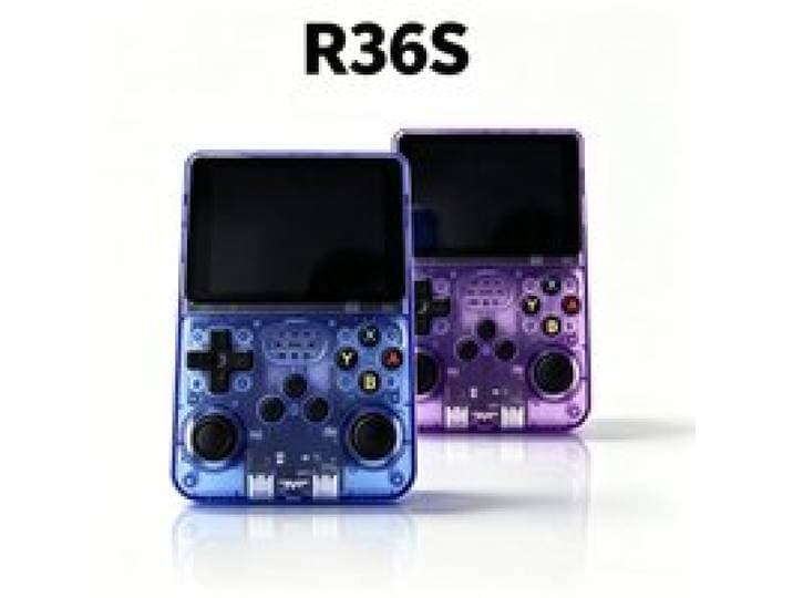 R36S Pocket Retro Handheld Game Player met Linux besturingssysteem, ingebouwd 3,5 inch IPS-scherm, draagbare gameconsole