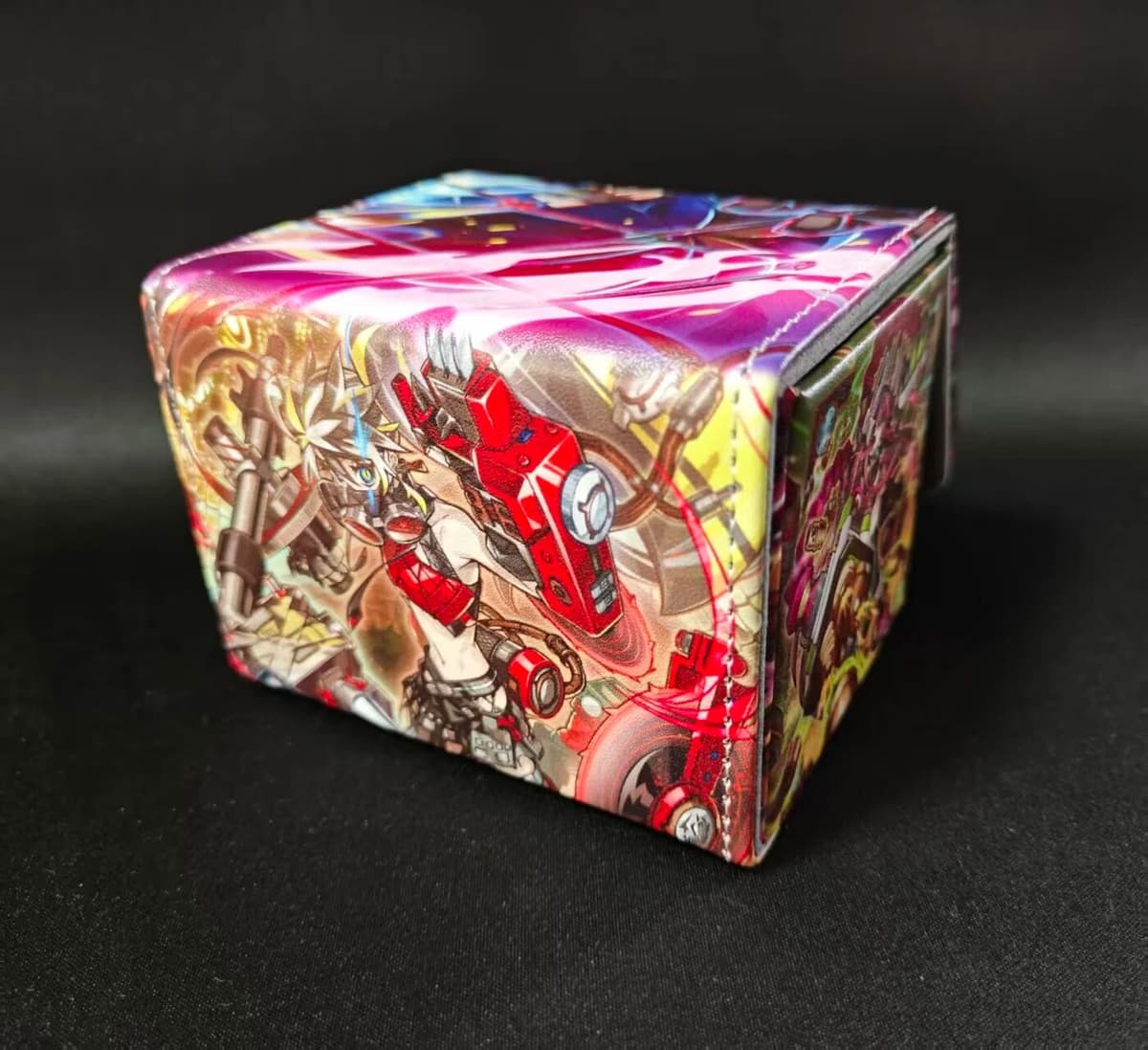 Bandai Yugioh Kewl Tune Deck Box Yu-Gi-Oh! WS TCG OCG PTCG Trading Cards Pu Leather Storage Box Case 100+