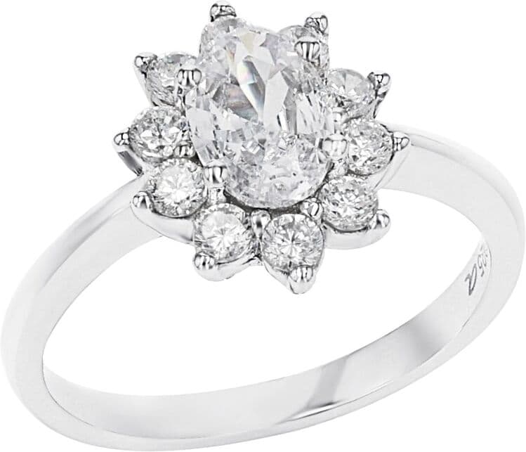 Fingerring AMOR Gr. 50, silberfarben, kristallweiß, Fingerringe, Damen, 50, Silber 925 (Sterlingsilber), 2mm, Fingerring, mit Zirkonia (synth.)