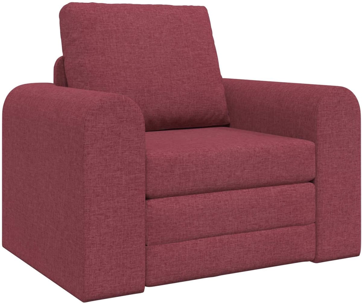 vidaXL Canapé-Lit Bordeaux 98 x 71 x 83 cm tissu