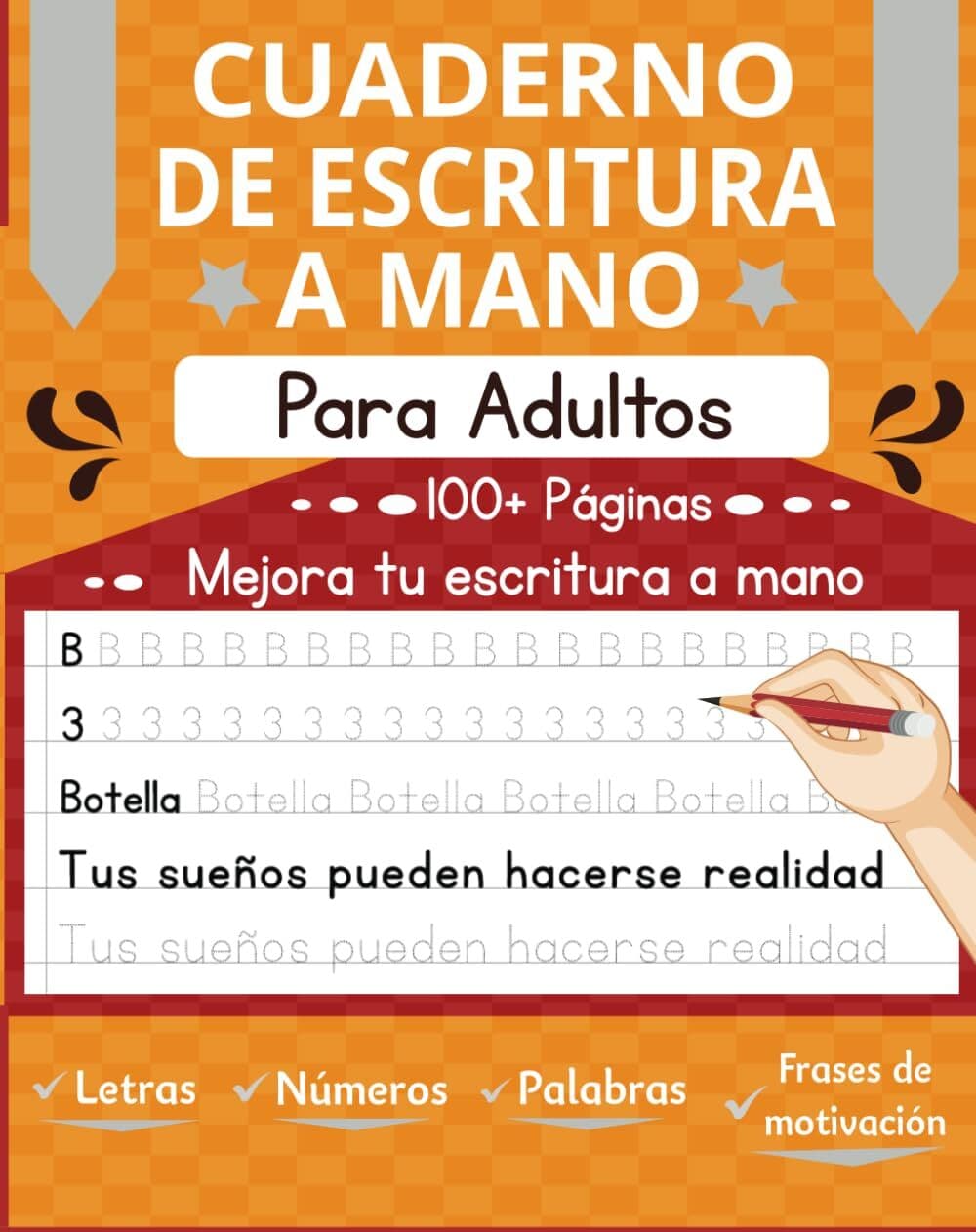 Cuaderno de Escritura a Mano para Adultos y Adolescentes: Aprende a escribir y dibujar Letras, Palabras y Frases de motivación - Preis vom 10.10.2026 11:48:34 h