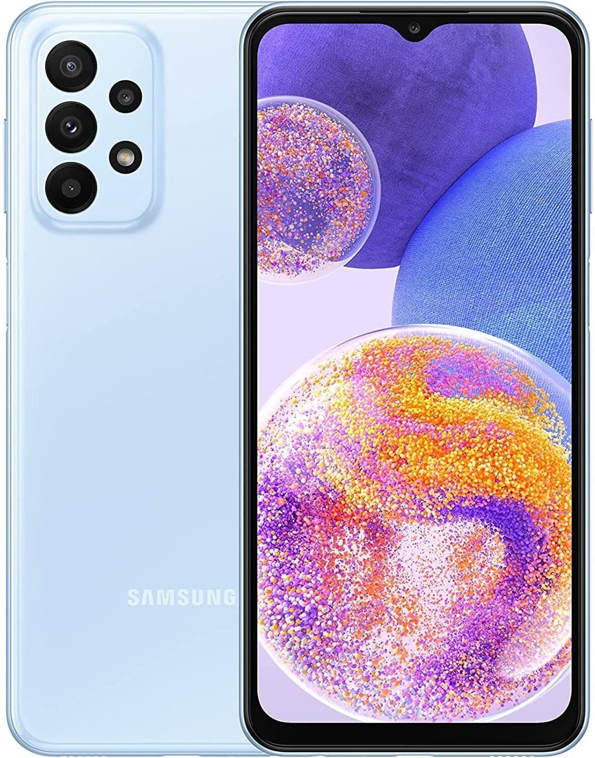 SAMSUNG Galaxy A23 4G, 4GB RAM, 128GB Storage (International Model), Blue - Unlocked, Used - Good