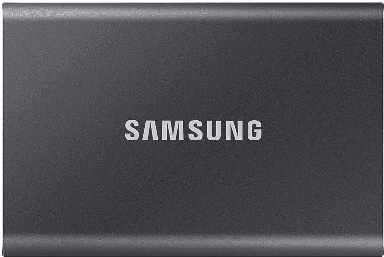 Disco duro externo 1 TB - Samsung T7 MU-PC1T0T/WW, SSD, Hasta 1050 MB/s, USB 3.2 Gen.2 (10Gbps), Gris
