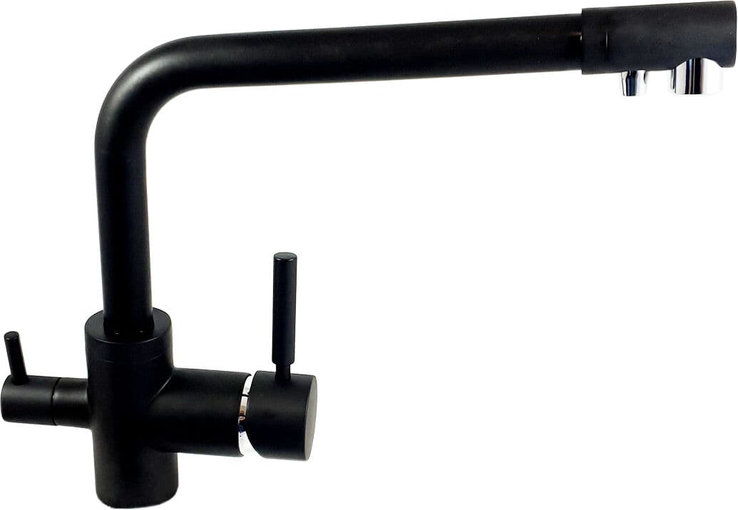 Rubinetto Forhome® 3 Vie Per Acqua Depurata Rubinetto Per Depuratore (Colore: Ne