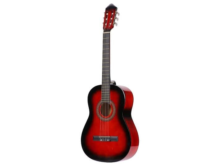 Akustische Gitarre rot