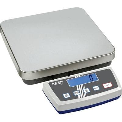 Kern Plattformwaage DE 35K5D Wägebereich (max.) 35 kg Ablesbarkeit 5 g, 10 g über Steckernetzteil Silber