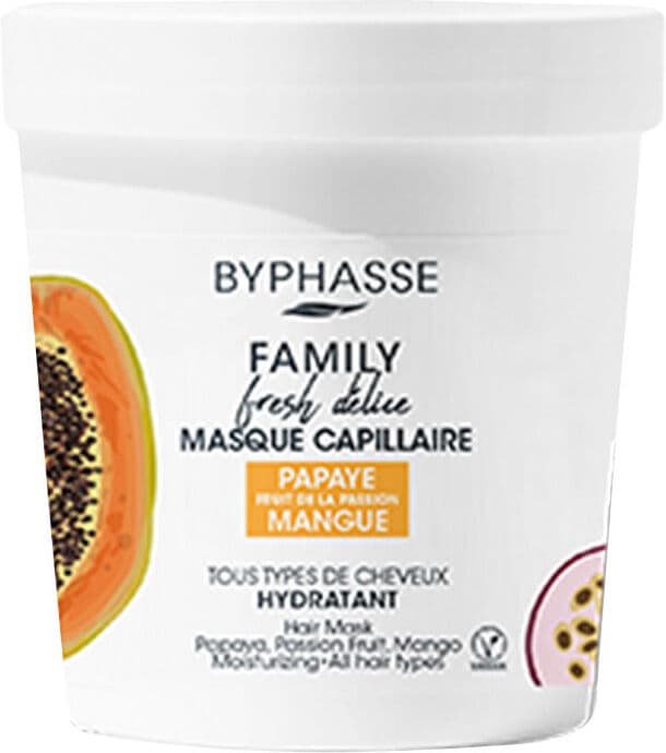 Byphasse Family Fresh Delice máscara para todos os tipos de cabelo 250 ml