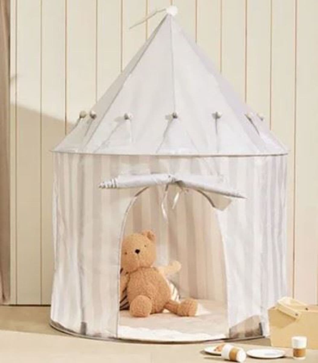 Kids Concept Leketelt Grå Stripe