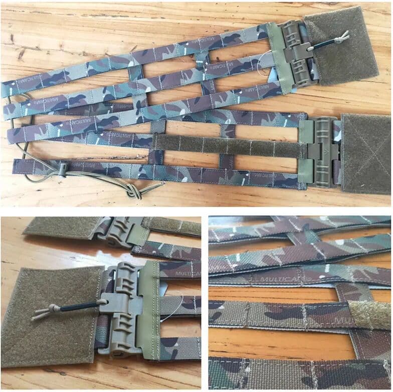 NONE JPC XPC CPC Cummerbund Tactical Vest Removal Buckle Set Quick Release Molle System Kit Gear Hunting Vest Accessories