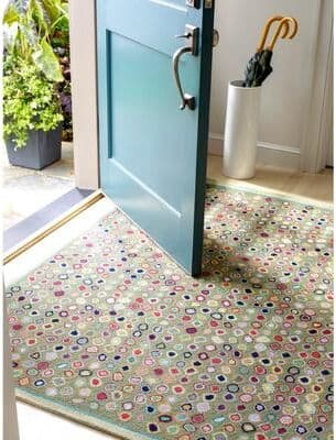 Annie Selke Dash & Albert Cats Paw Hand Micro Hooked Wool Rug